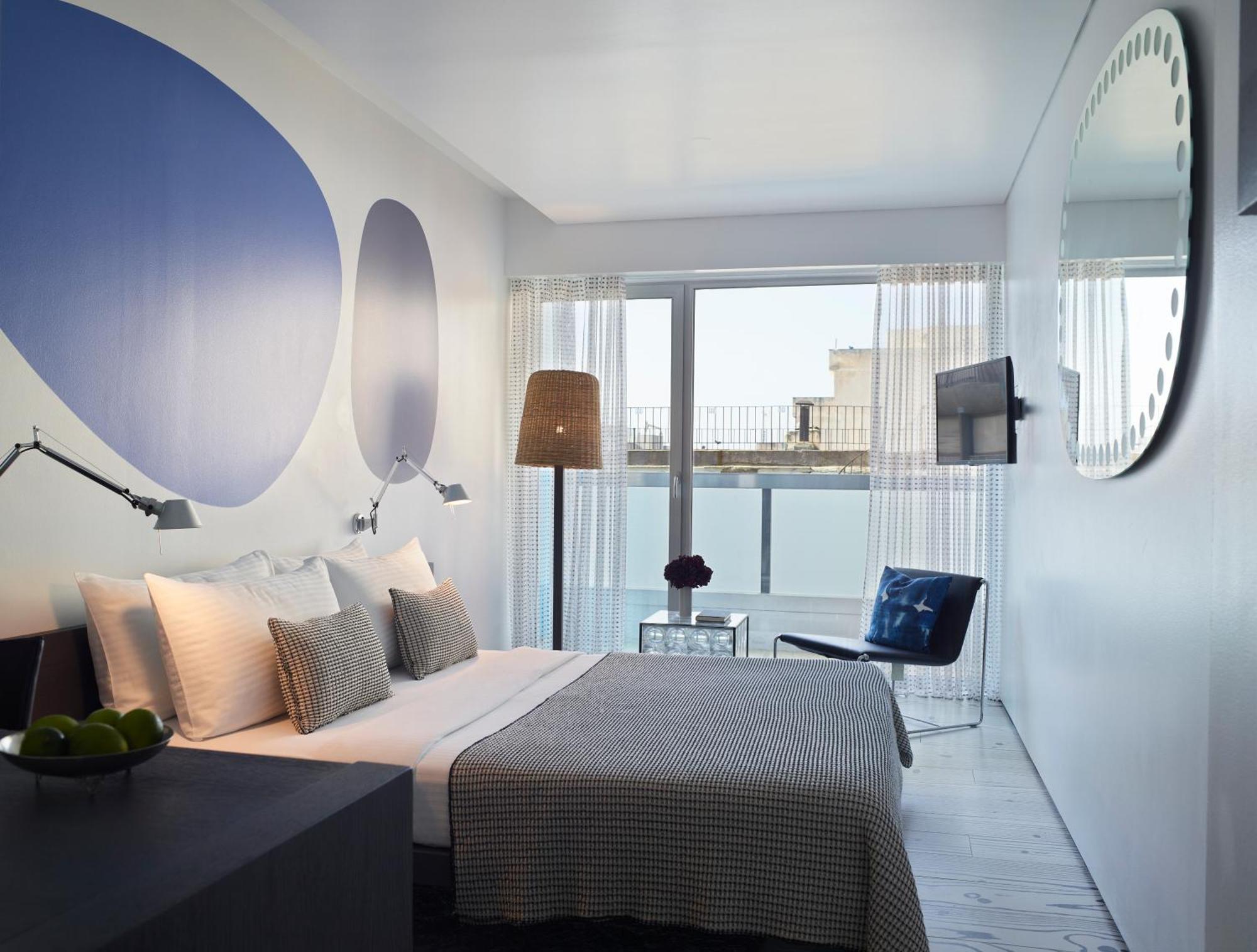 Tweepersoonskamer met 1 of 2 Bedden en Balkon