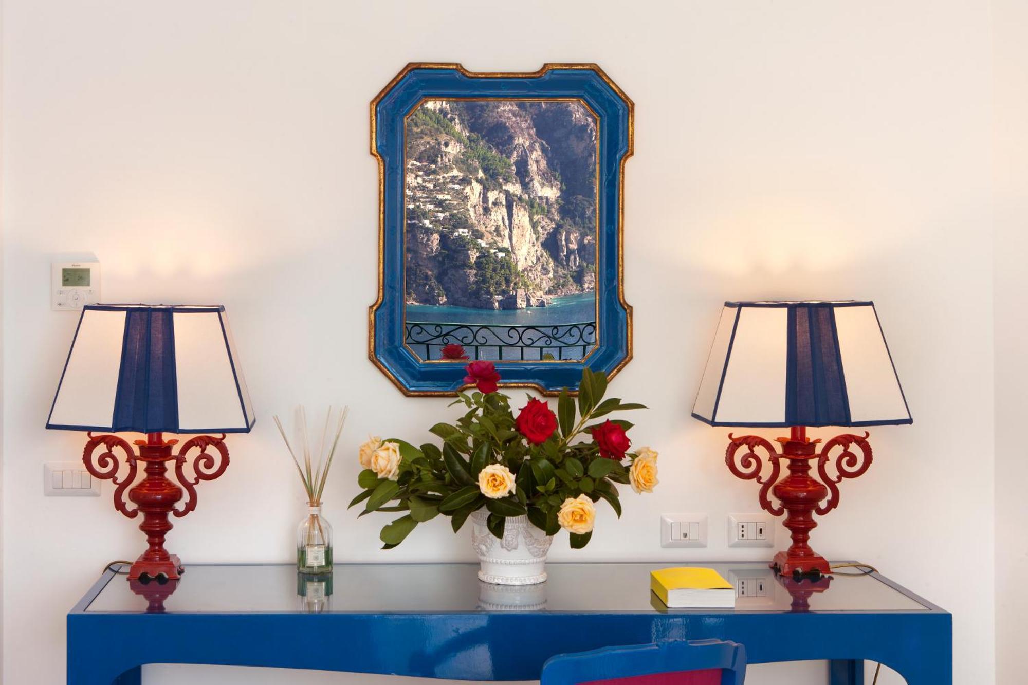 Premier Doppel- oder Zweibettzimmer mit Terrasse und Meerblick