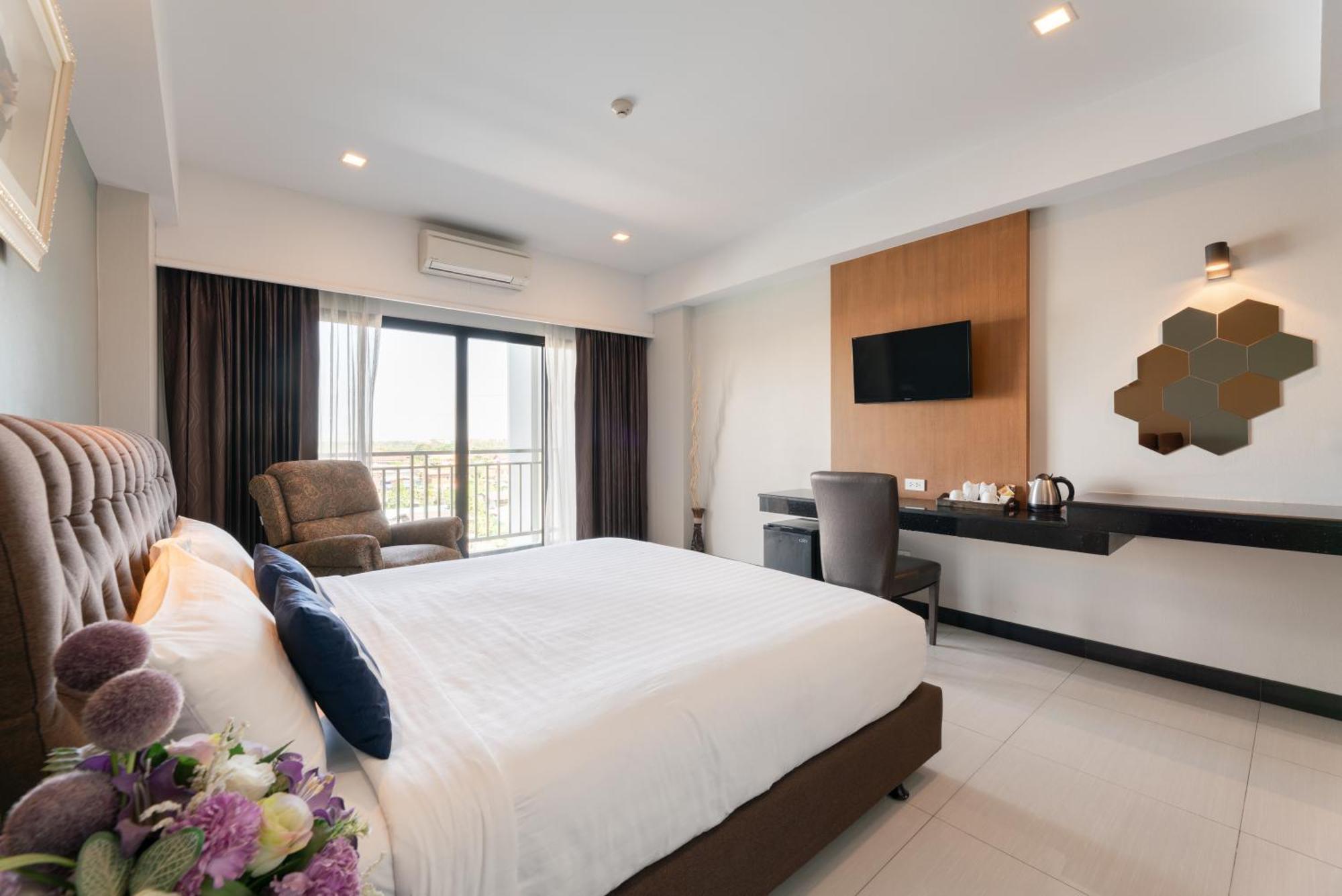 Luxe Kamer met 1 of 2 Bedden en Balkon