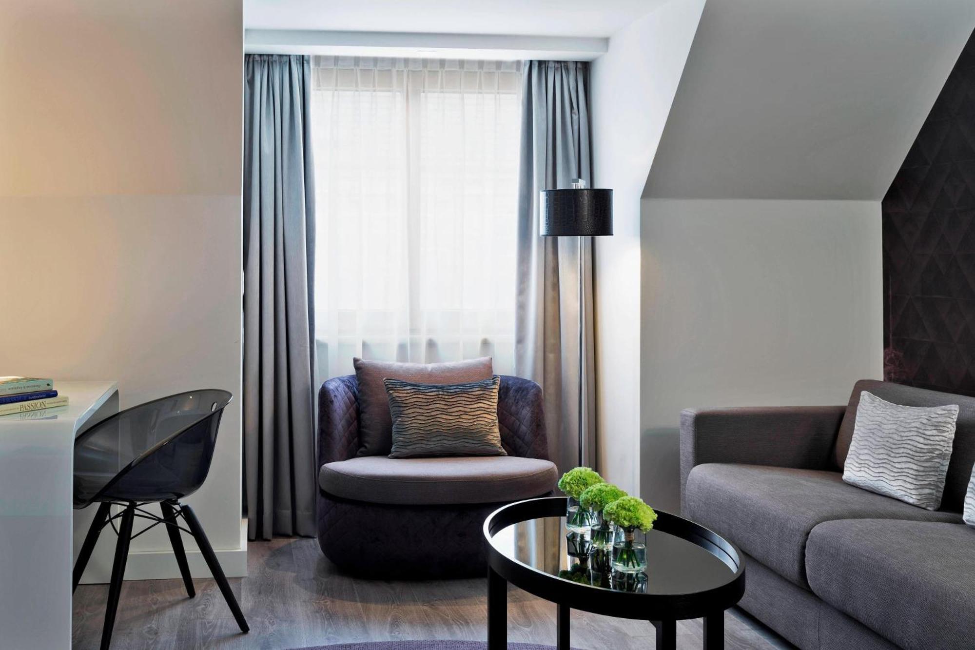 Suite Premium de 1 dormitorio con cama extragrande y sofá cama