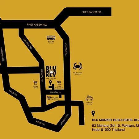 Blu Monkey Hub And Hotel Krabi Town-3